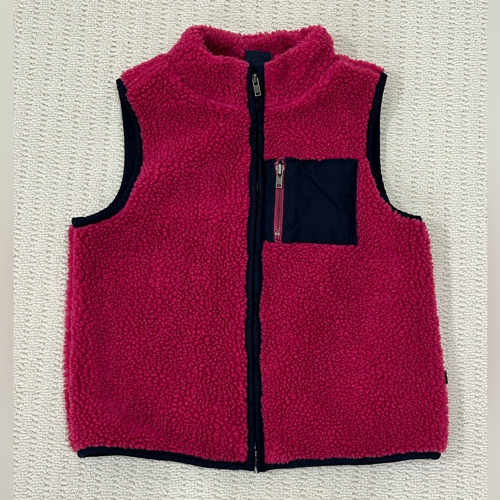 Baby GAP Fuchsia Fleece Vest